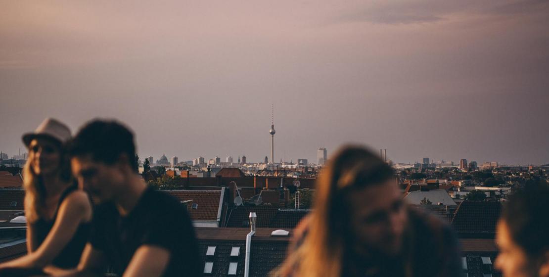 Junge Menschen in Berlin