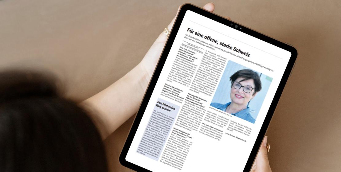 Anita Fetz_Interview Kleinbasler Zeitung